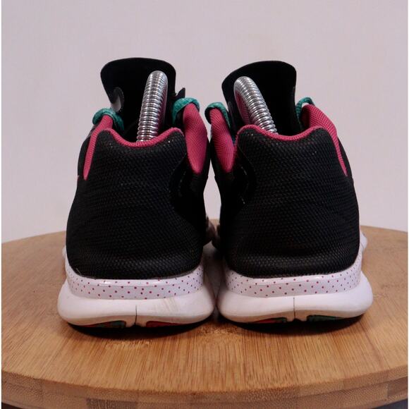 Nike Free 3.0 Running Sneakers Shoes Women 8 Black Pink - Picture 4 of 14